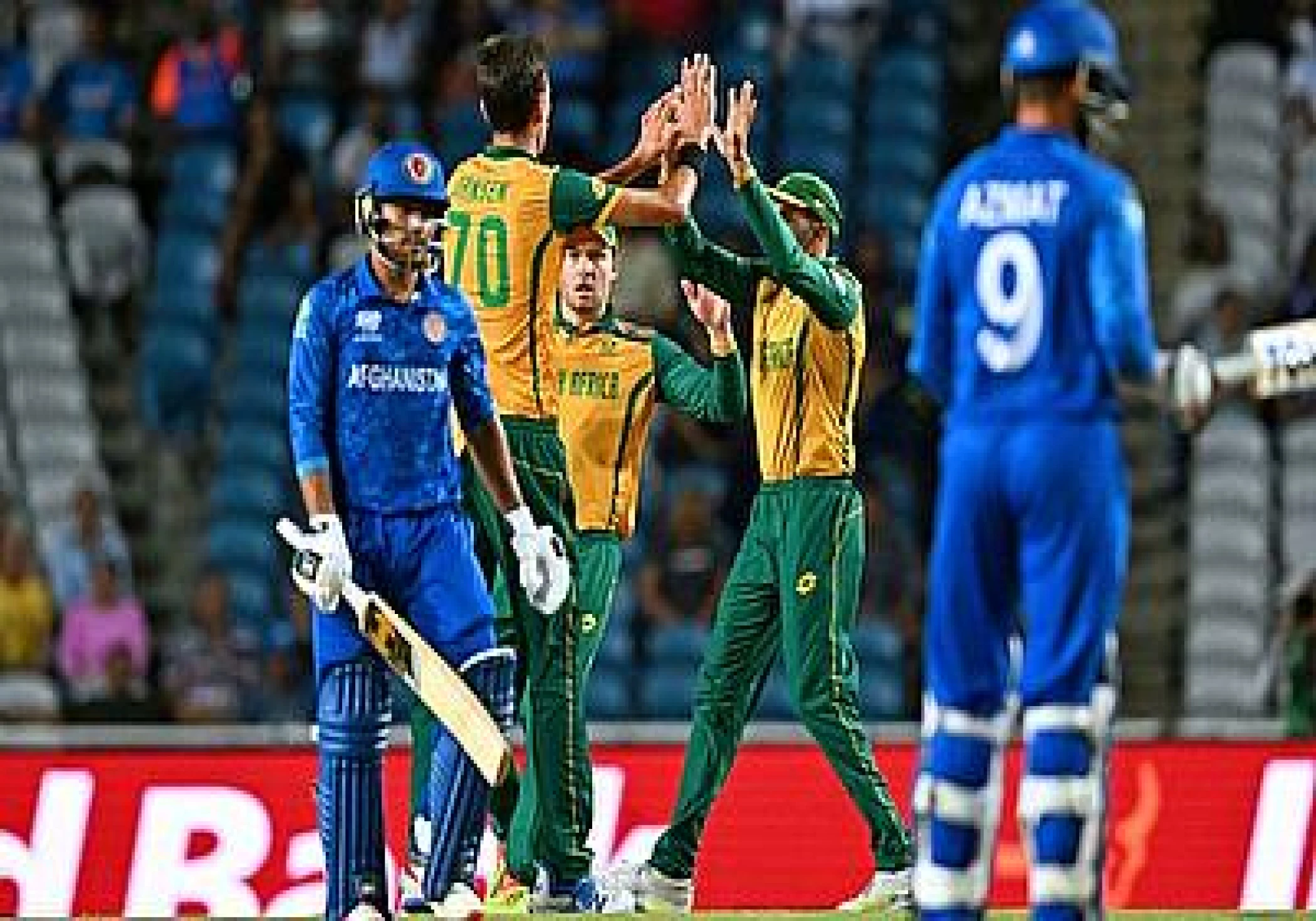 South Africa enters into the World Cup Final by defeating the Afghans
