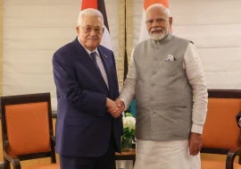 PM Narendra Modi Meets Palestinian President Abbas, Expresses Deep Concern Over Gaza Crisis