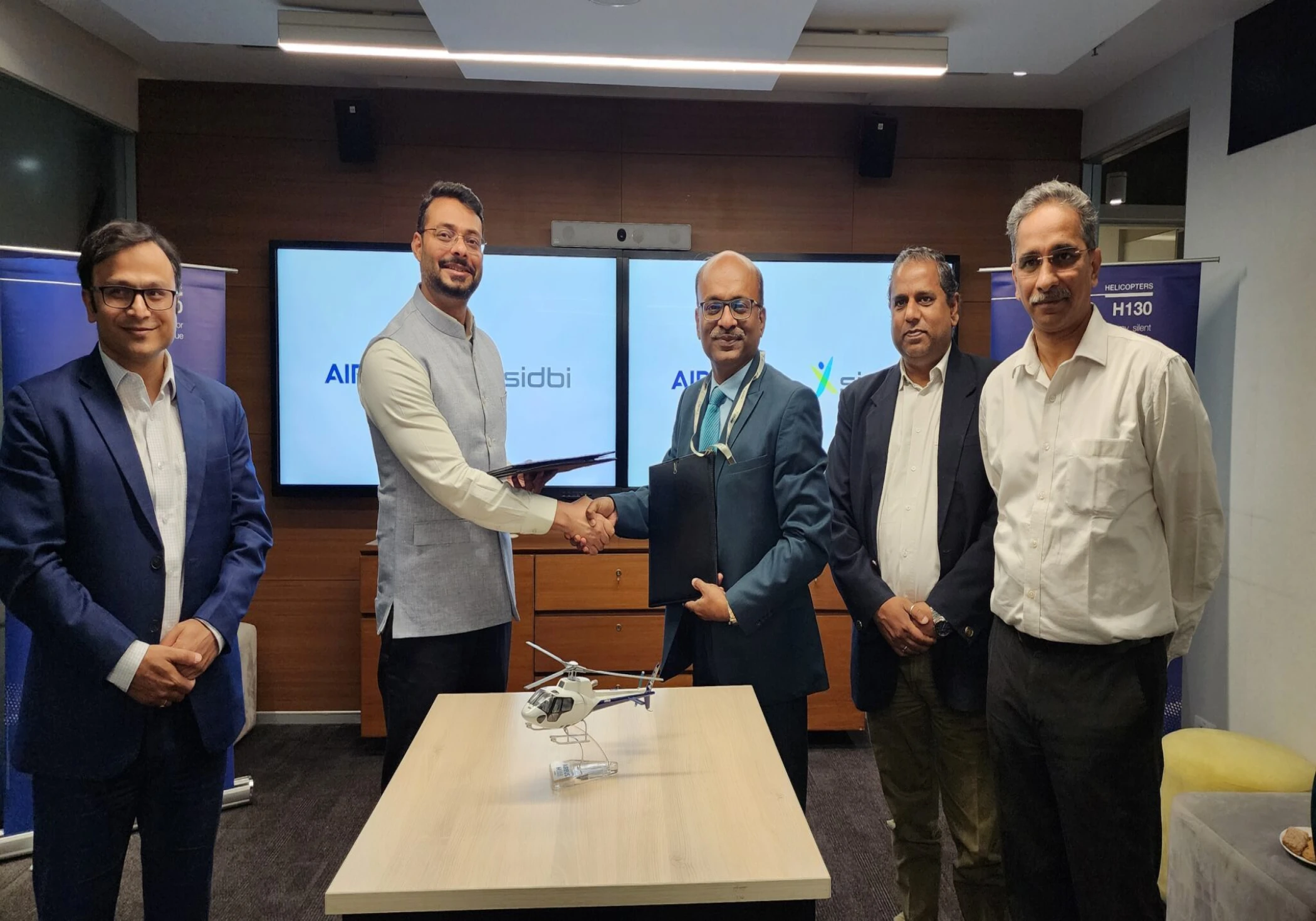 SIDBI Takes Flight: Signs MoU with Airbus Helicopters to Finance Civil Aviation in India