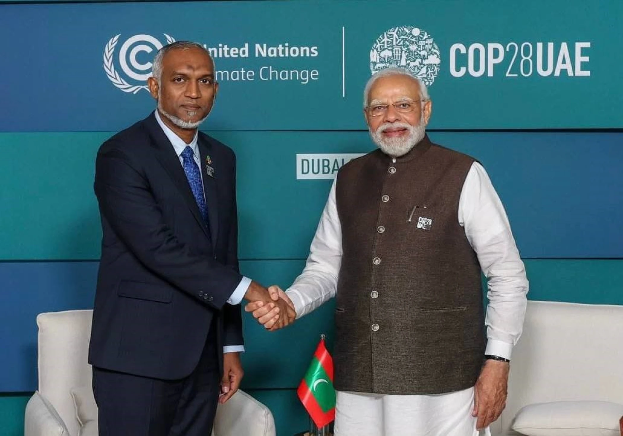 On Sunday, Mohamed Muizzu arrived in India and met with S Jaishankar, the Minister of External Affairs.