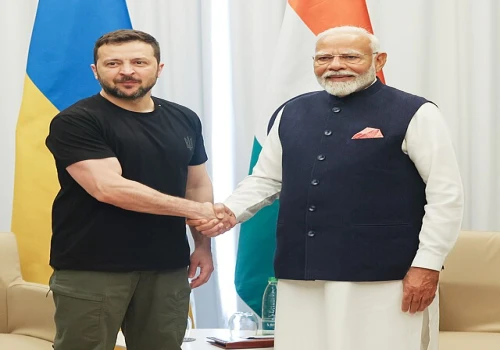 PM Narendra Modi Meets Ukraine's Zelensky in New York, Reaffirms India's Commitment to Peace