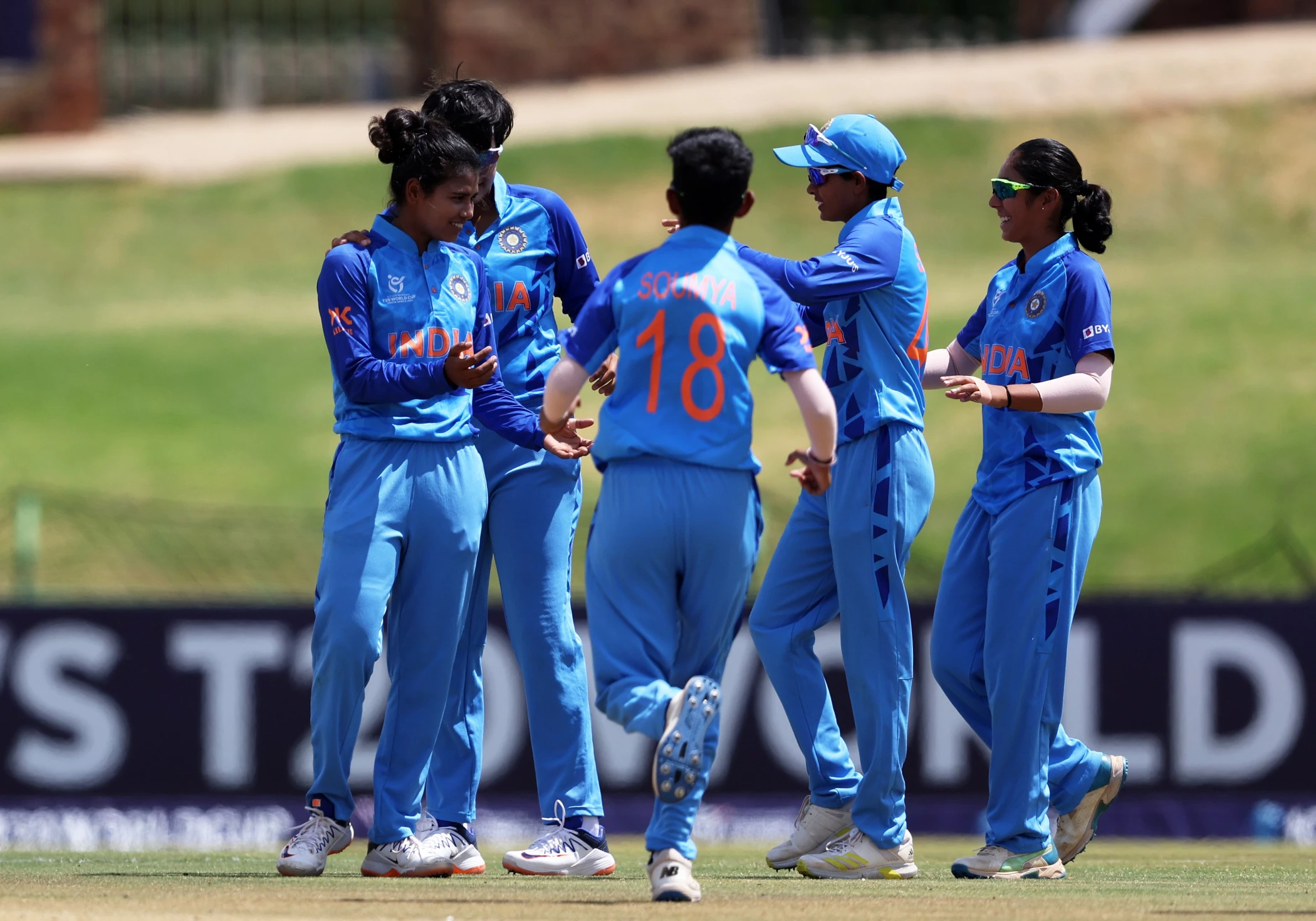 Bengaluru scores a touchdown on September 6 in the ICC Women's T20 World Cup Trophy Tour.