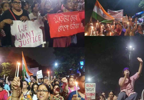 Kolkata Rape-Murder Case: 'Reclaim the Night' Protest Turns Violent with Hospital Vandalized and Clashes with Police