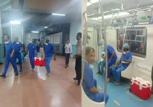 Bengaluru Metro Transports Live Human Heart for Life-Saving Surgery