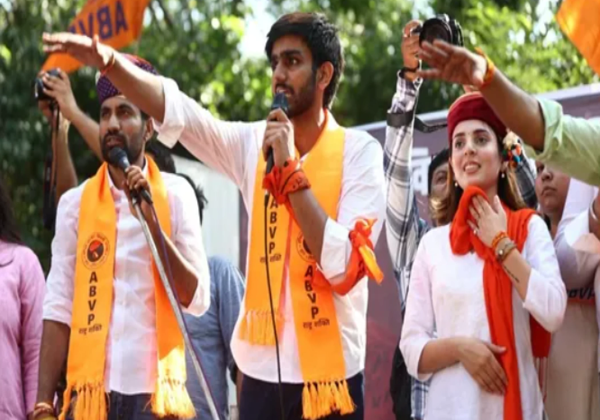 Aryan Maan of ABVP Elected as the New President Aryan Maan of ABVP Elected as the New President
