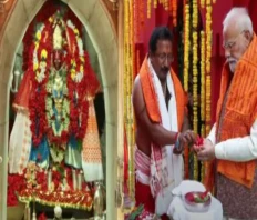PM Modi Inaugurates Redeveloped 524-Year-Old Tripura Sundari Temple in Gomati