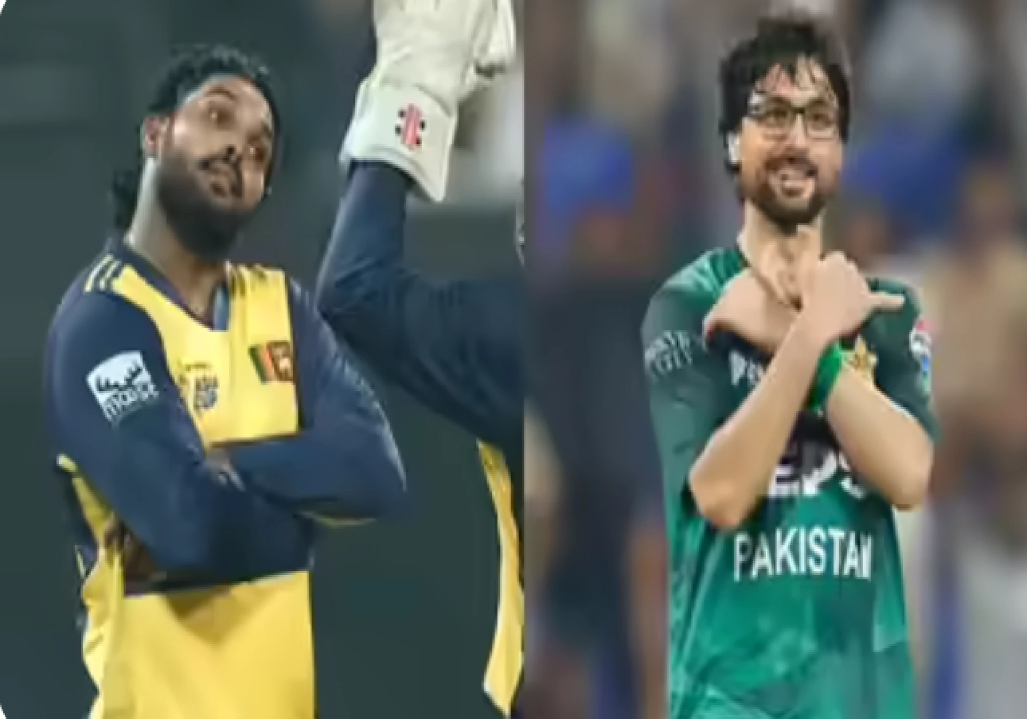 Abrar Ahmed Sparks Celebration War, Mimics Hasaranga Abrar Ahmed Sparks Celebration War, Mimics Hasaranga