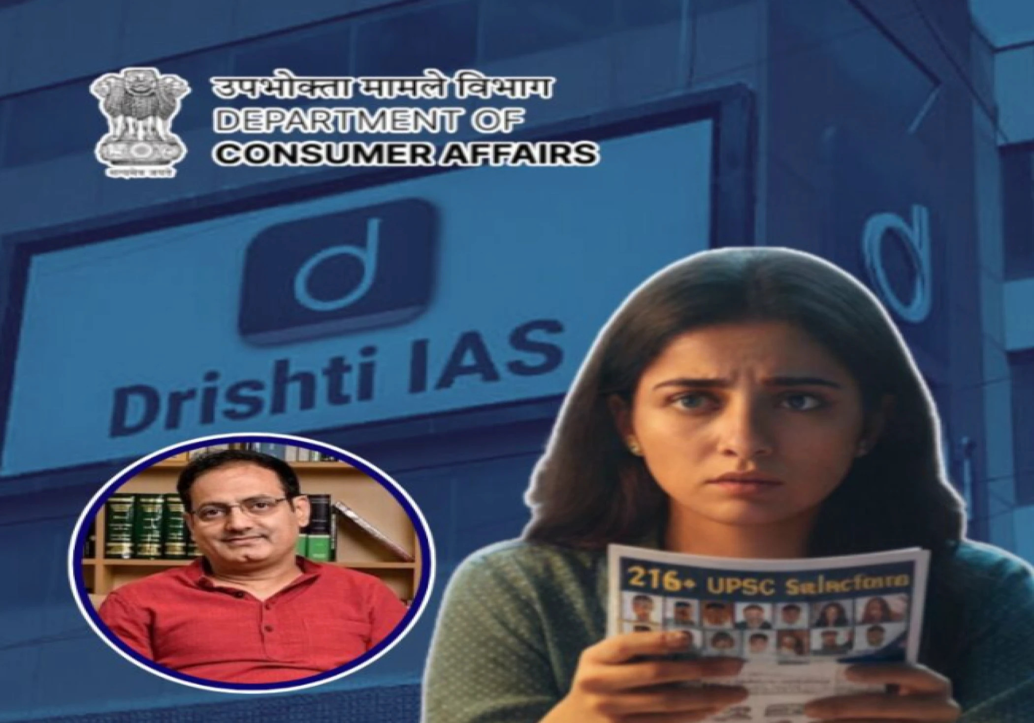 Drishti IAS Fined ₹5 Lakh for Misleading UPSC Advertisement Claims Drishti IAS Fined ₹5 Lakh for Misleading UPSC Advertisement Claims
