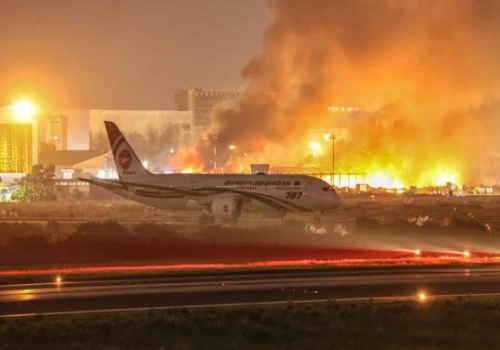 Massive Fire Erupts Near Dhaka Airport, Flight Operations Suspended