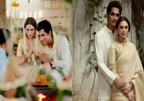 Aditi Rao Hydari and Siddharth Get Married in Intimate Ceremony, Share Photos Celebrating 'Eternal Love’